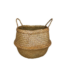 Seagrass Belly Basket Warm Orange - Large
