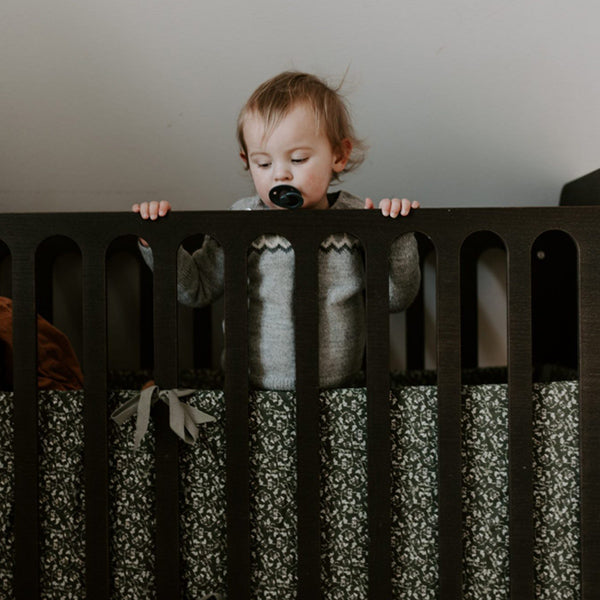Black hotsell crib bumper