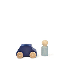 Lubulona Wooden Toy Car - Dark Blue