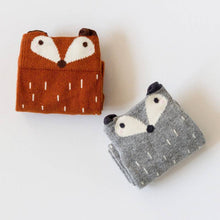 Mini Dressing Fox Grey Raccoon Knee Socks