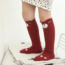 Mini Dressing Red Bear Knee Socks