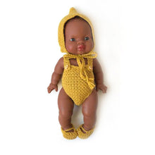 Minikane Paola Reina Baby Doll Crochet Body – Mustard
