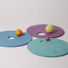 Grimm's x Stapelstein® Rolling Discs - Cool Pastel