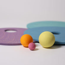 Grimm's x Stapelstein® Rolling Discs - Cool Pastel