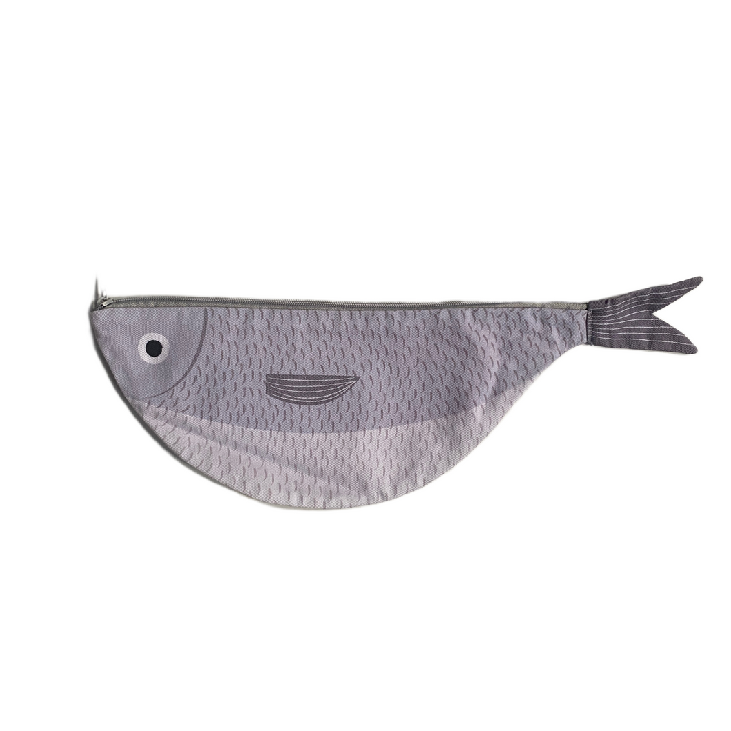 Don Fisher Grey Fish Bag