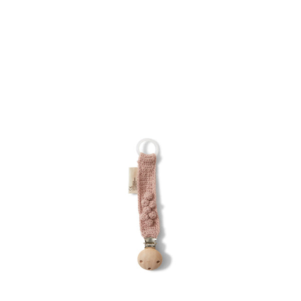 Konges Sløjd TOMA Pacifier Strap - Rose Blush