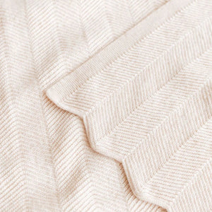 Hvid Blanket Freddie – Cream