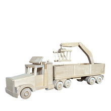 Wooden Grapple Truck
