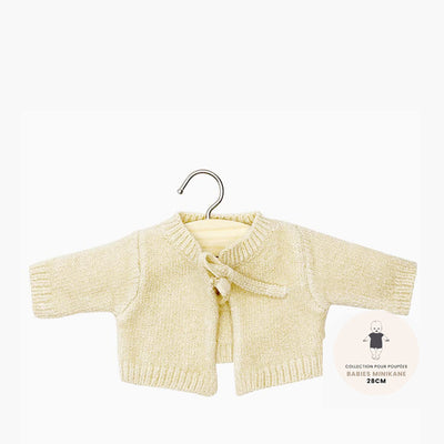 Minikane "Collection Babies" Cardigan ALIX - Crème