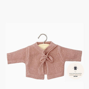 Minikane "Collection Babies" Cardigan ALIX - Rose Thé