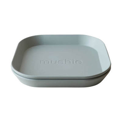 Mushie Square Plate - Sage