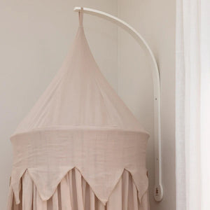 Sebra Wall-mounted Canopy Holder - Classic White