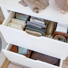 Sebra Changing Unit, drawers - Classic white