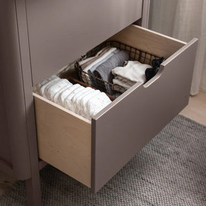 Sebra Changing Unit, drawers - Jetty Beige