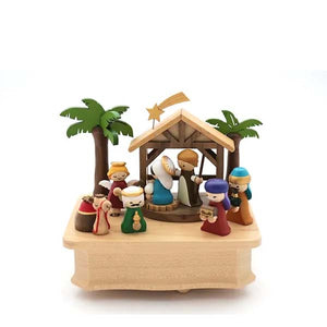 Wooderful Life Wooden Music Box - Nativity