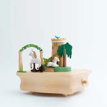 Wooderful Life Wooden Music Box - Unicorn Garden