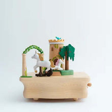 Wooderful Life Wooden Music Box - Unicorn Garden