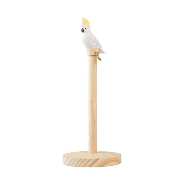 Wildlife Garden Kitchen Roll Holder - Cockatoo