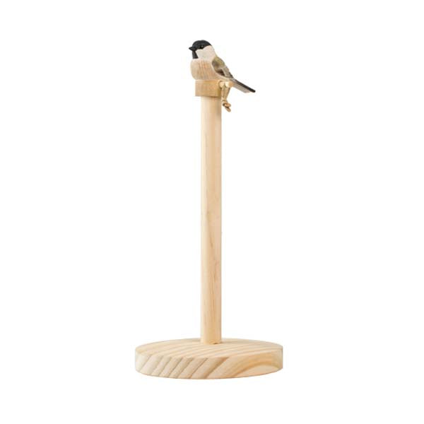 Wildlife Garden Kitchen Roll Holder - Marsh Tit