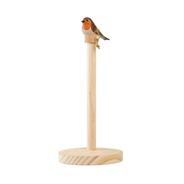 Wildlife Garden Kitchen Roll Holder - Robin