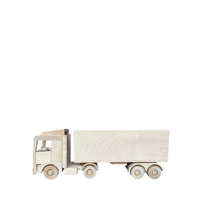 Wooden Truck With Trailer