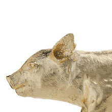 Areaware Reality Bank in the Form of a Pig - Gold Chrome