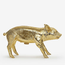 Areaware Reality Bank in the Form of a Pig - Gold Chrome