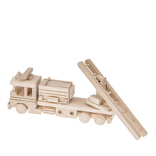 Bartu Wooden Fire Truck - Natural