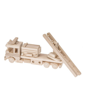 Bartu Wooden Fire Truck - Natural