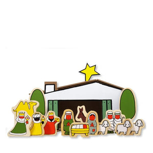 Miffy Wooden Nativity Scene Set by Dick Bruna