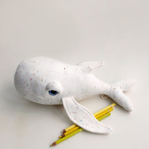 BigStuffed Albino Whale - Mini