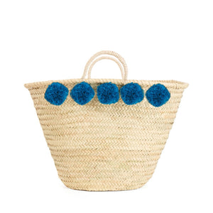 Bohemia Design Pom Pom Basket - Teal