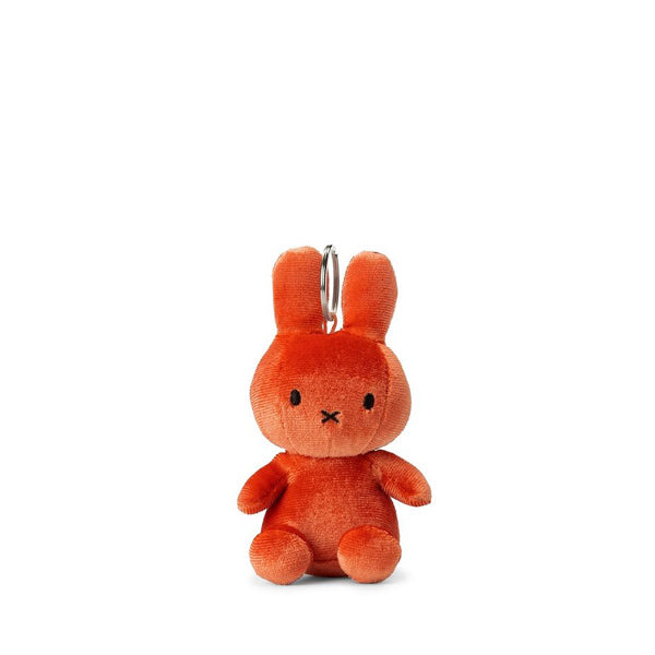 Miffy Velvet Keychain – Candy Orange