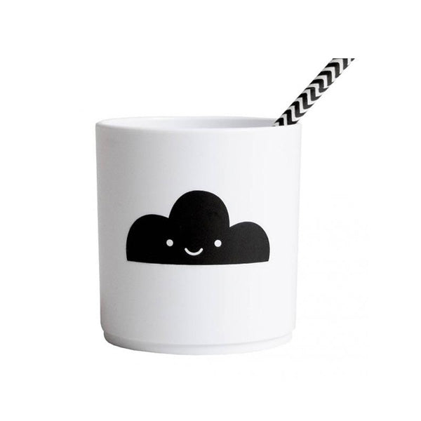 Buddy and Bear Tumbler White Edition - Happy Clouds