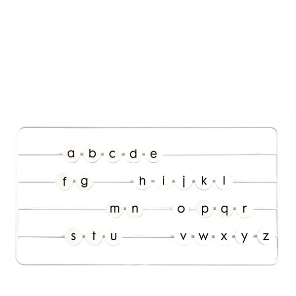 BudtzBendix typeTOWER Frame + Alphabet - White