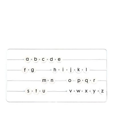 BudtzBendix typeTOWER Frame + Alphabet - White