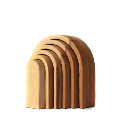 Bumbu Toys Oval Arches - Natural