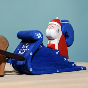Bumbu Toys Santa Claus, Sleigh and Reindeer SET