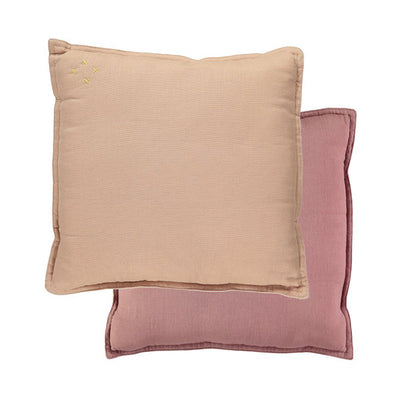 Camomile London Padded Cushion – Blush/Peach Blossom