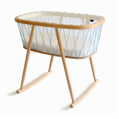 Charlie Crane KUMI Crib - Mesh / Aqua