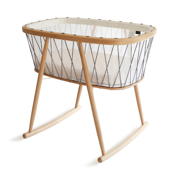 Charlie Crane KUMI Crib - Mesh / Black&White