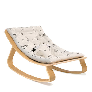 Charlie Crane LEVO Rocker in Beech - Rose in April Fawn