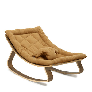 Charlie Crane LEVO Rocker in Walnut - Camel