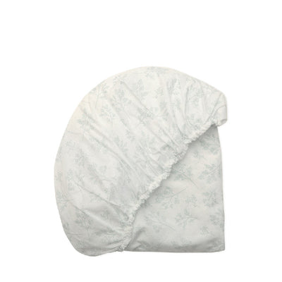 Charlie Crane Fitted Sheet for KUMI Crib - Pearl Blossom