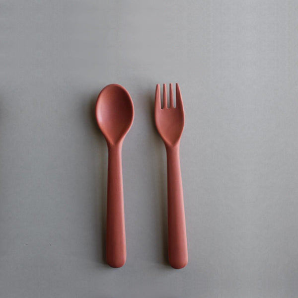 Cink Bamboo Cutlery Set - Brick