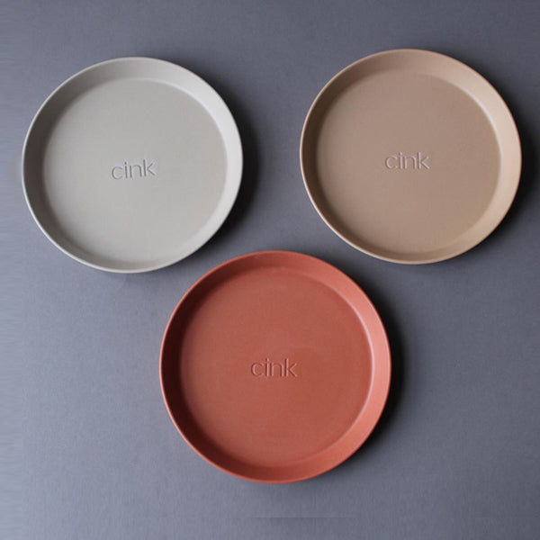 Cink Bamboo Plate 3 Pack - Fog Rye Brick