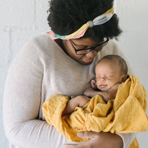 Clementine Kids Heirloom Swaddle – Butterscotch