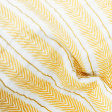 Clementine Kids Swaddle – Mustard Herringbone