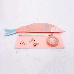 Don Fisher Fish Pencil Case - Red Mullet