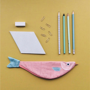 Don Fisher Fish Pencil Case - Red Mullet